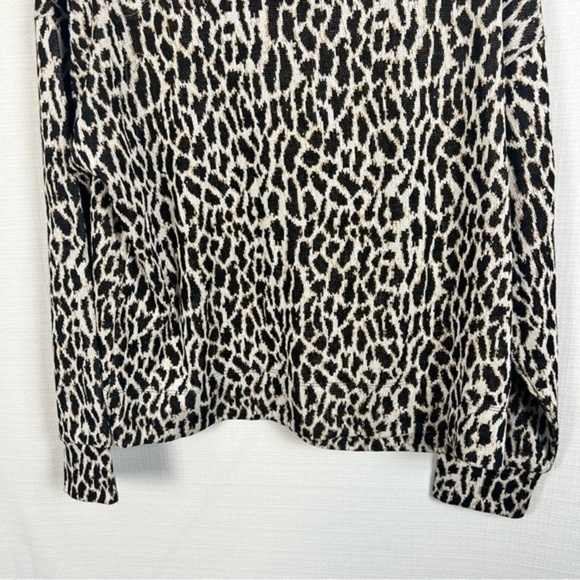 Loft Turtle Neck Animal Print Sweater - Picture 7 of 10